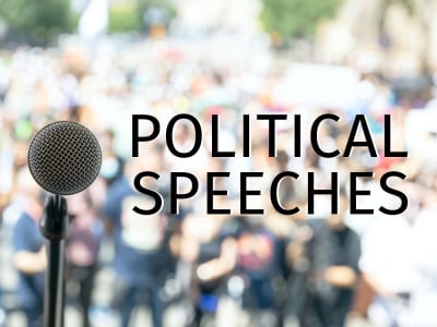 A speech that will amplify your cause.