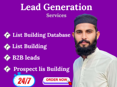 Contact list Building| Lead generation|Email list|Prospect list|Data mining