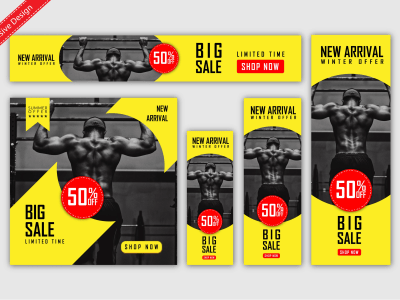 Amazing web banner design for your website