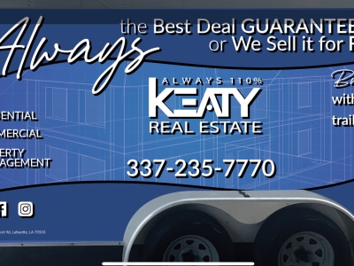 Enclosed Trailer Wrap ready for print