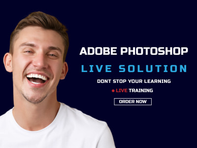 A photoshop training session, consultation or expert advice