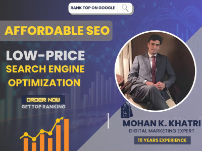 Affordable SEO, low-price search engine optimization | Rank #1  On Google