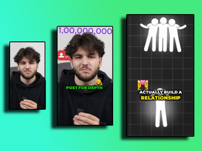 Instagram Reels , Youtube Shorts And TIKTOK Short videos