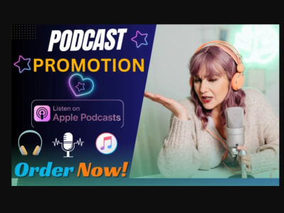 Podcast organic promotion and increase audience downloads