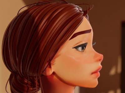 A game ready high quality stylized 3D character sculpt