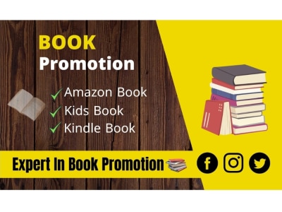 Book marketing,ebook promotion kindle book and amazon book promotion