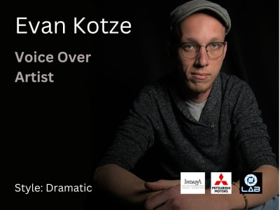 A profesional Voice Over in a dramatic style