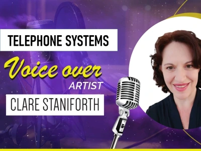 A professional voice for telephone messages