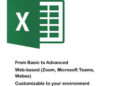 An organized Excel Training for beginners and/or intermediate users