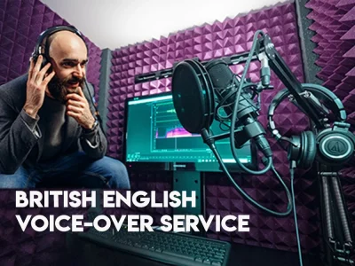 Professional Native British Accent English Voice Over Service