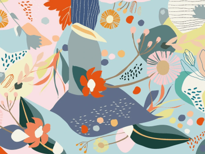 An original and unique pattern or design illustration.