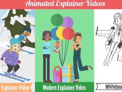 An amazing 2D animation explainer video with voice over