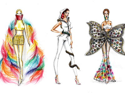 An amazing fashion illustration