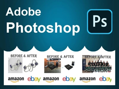 Photoshop editing retouching replace images white remove background photos