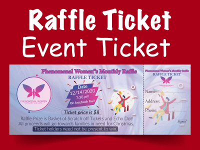 A raffle ticket, event ticket and invitation ticket | Upwork