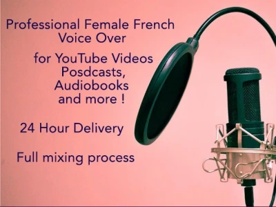 A professional French Female Voice Over