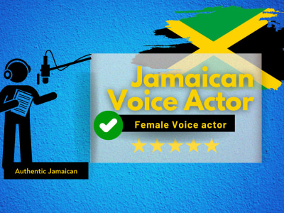An authentic Jamaican female to do your voiceovers