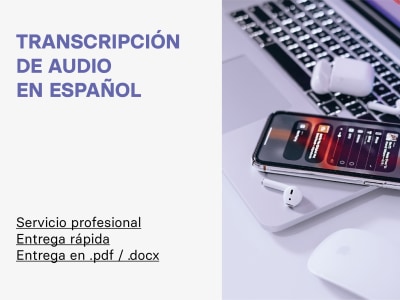 A great audio transcript in Spanish