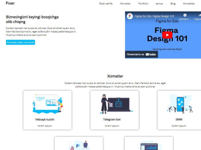 We make website layout using Html, Css, Bootstrap | Upwork