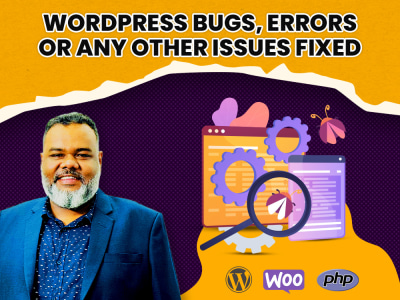 WordPress Bugs, Errors Or Any Other Issues Fixed