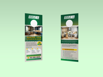 Professional flyer designs, brochures, door hangers