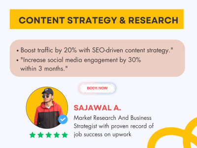 [30]% Revenue Growth - Content Marketing Strategy & Research