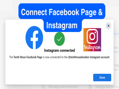 Connect Facebook Page and Instagram account, fix issue