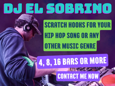 DJ MIX SCRATCH, SCRATCHING HOOKS FOR YOUR HIP-HOP SONG OR ANY MUSIC GENRE