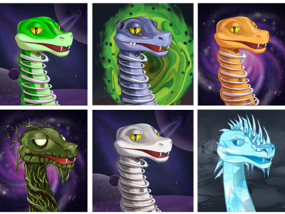 Unique nft art, nft collection, 2d nft, nft cartoon character, nft art