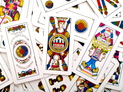 Personalized playing cards, tarot, divination deck, flashcard design