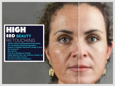 Professional skin retouching in Photoshop