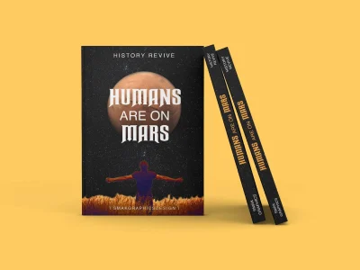 A professional book or eBook cover design in 3d mockup