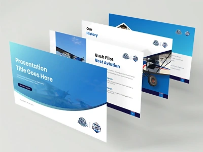 A custom branded powerpoint template design