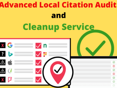 Advanced local citation audit and cleanup service