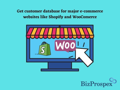 Customer data of major e-commerce companies like WooCommerce and Shopify