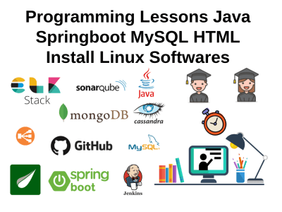 A to help java spring boot, MySQL, HTML and install Linux software
