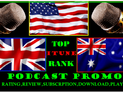 An amazing podcast promotion on iTunes store