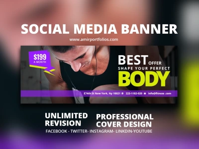 Professional cover photo for multiple social media platforms