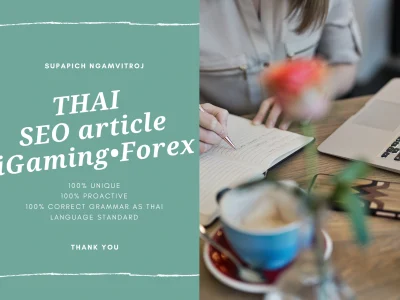 100% Unique SEO article on Thai language
