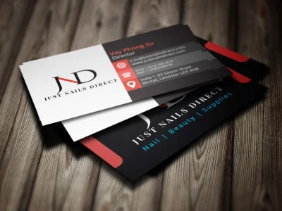 Creative business card design in 24 hours with 3 design concept