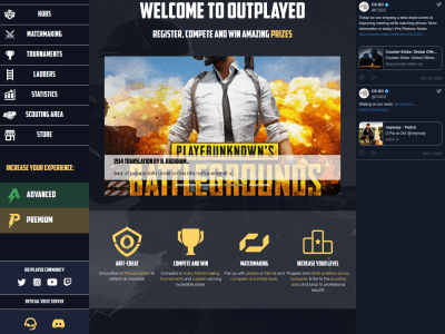A fantastic CSGO gaming website.