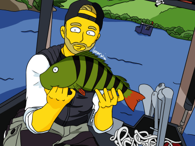 A fantastic Simpsons Style drawing | Upwork