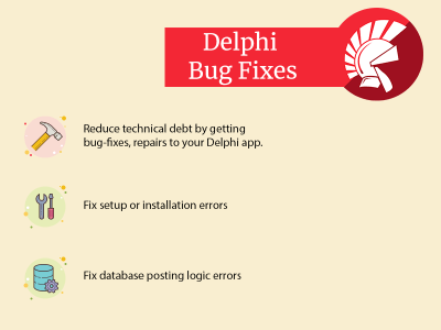 Repairs to your existing Delphi VCL, FMX project