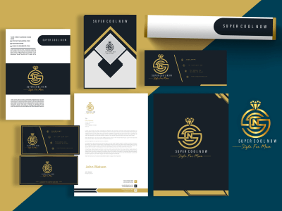 An amazing brand style guides with logo & branding package for your brand