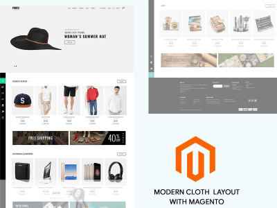 Magento 2 based eCommerce website designed and developed