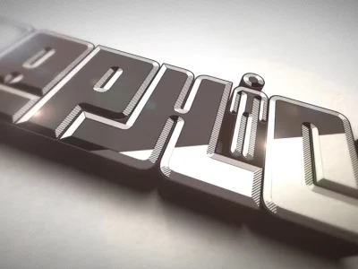 A 3d logo animation intro video