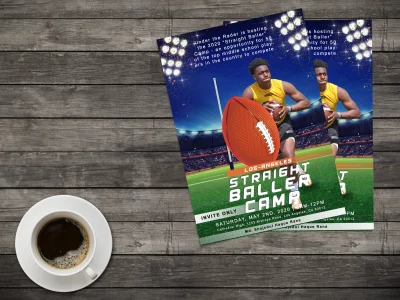 A professional flyer design