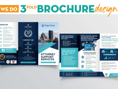 Professional tri fold brochure