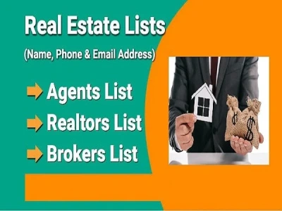 Real Estate Agent & Broker Data Enrichment Service!