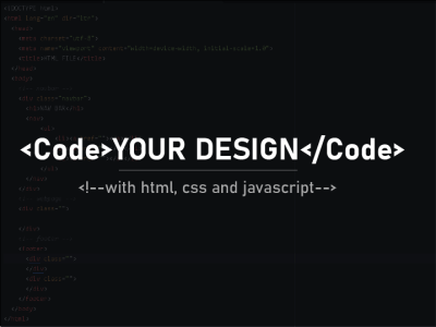 Your design a responsive html, css and javascript webpages | Upwork